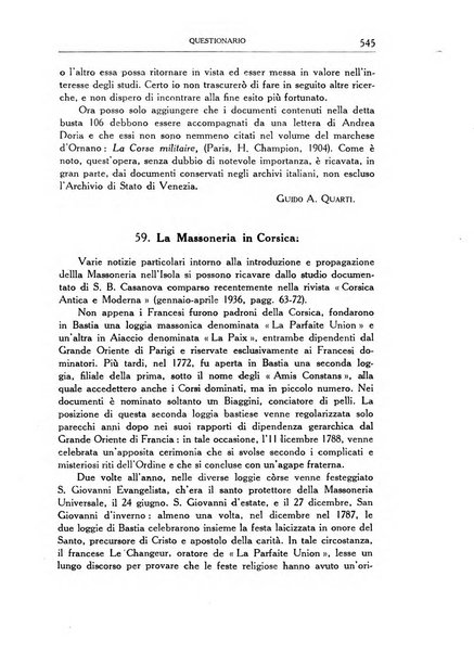 Archivio storico di Corsica pubblicazione trimestrale