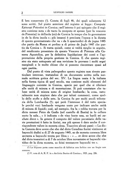 Archivio storico di Corsica pubblicazione trimestrale