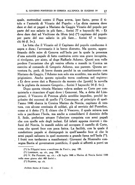 Archivio storico di Corsica pubblicazione trimestrale