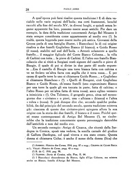 Archivio storico di Corsica pubblicazione trimestrale