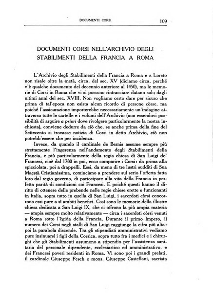 Archivio storico di Corsica pubblicazione trimestrale