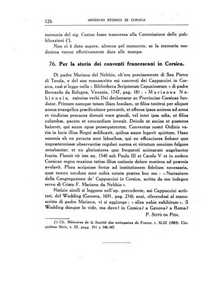 Archivio storico di Corsica pubblicazione trimestrale