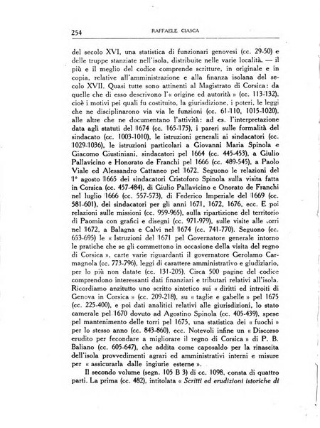 Archivio storico di Corsica pubblicazione trimestrale