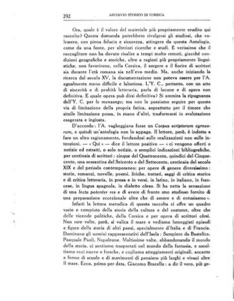 Archivio storico di Corsica pubblicazione trimestrale