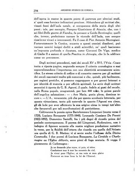 Archivio storico di Corsica pubblicazione trimestrale