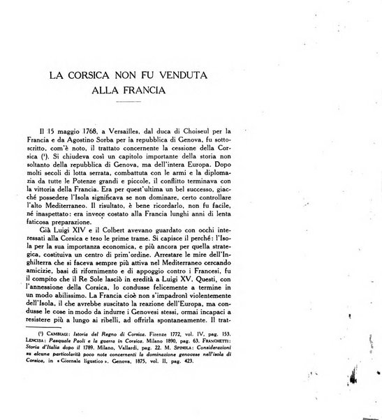 Archivio storico di Corsica pubblicazione trimestrale