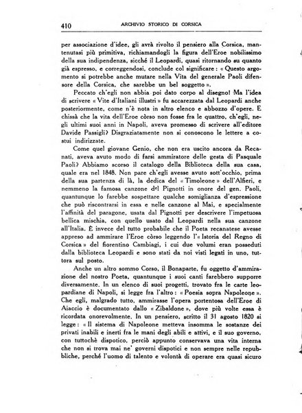 Archivio storico di Corsica pubblicazione trimestrale