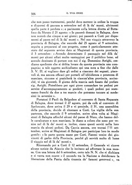 Archivio storico di Corsica pubblicazione trimestrale