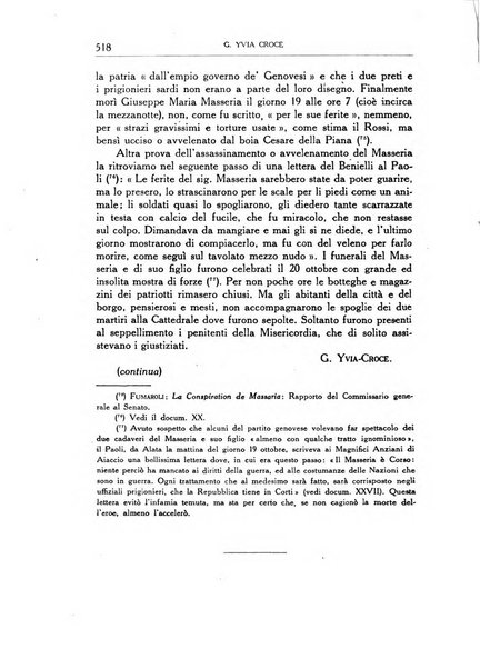 Archivio storico di Corsica pubblicazione trimestrale