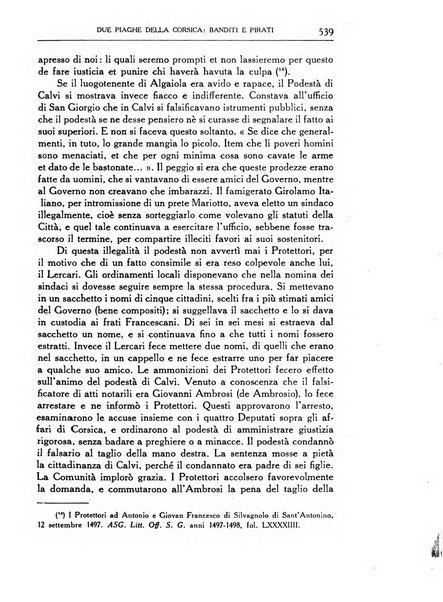 Archivio storico di Corsica pubblicazione trimestrale