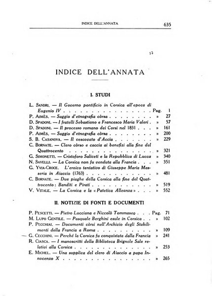 Archivio storico di Corsica pubblicazione trimestrale