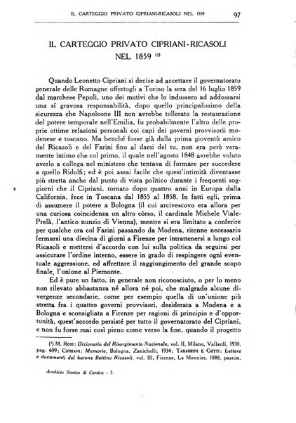 Archivio storico di Corsica pubblicazione trimestrale