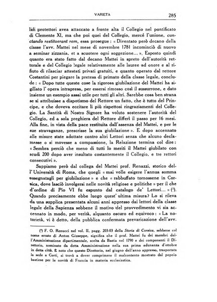 Archivio storico di Corsica pubblicazione trimestrale