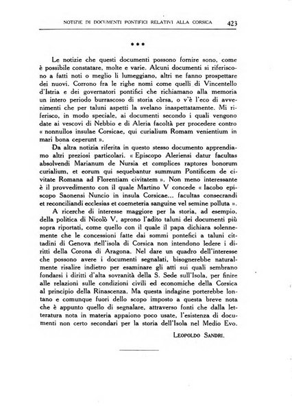 Archivio storico di Corsica pubblicazione trimestrale