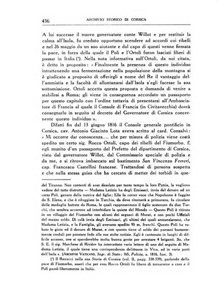 Archivio storico di Corsica pubblicazione trimestrale