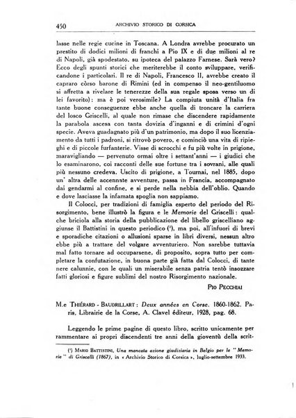 Archivio storico di Corsica pubblicazione trimestrale