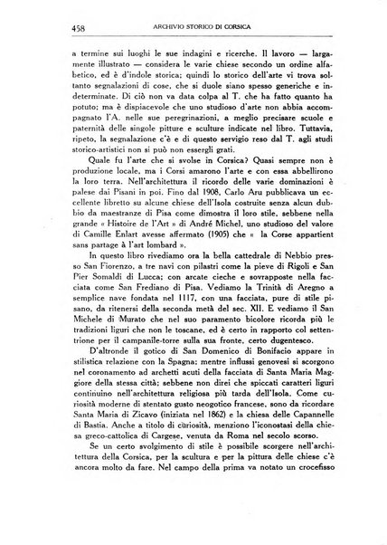 Archivio storico di Corsica pubblicazione trimestrale