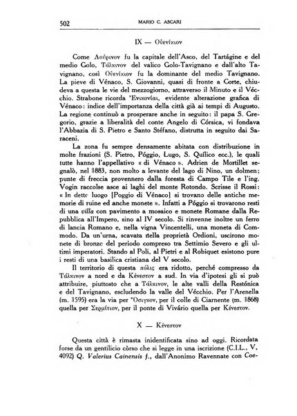 Archivio storico di Corsica pubblicazione trimestrale