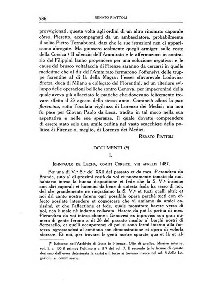 Archivio storico di Corsica pubblicazione trimestrale