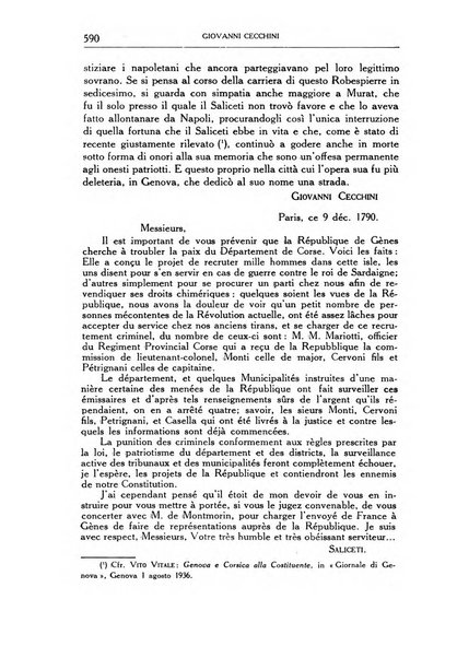 Archivio storico di Corsica pubblicazione trimestrale