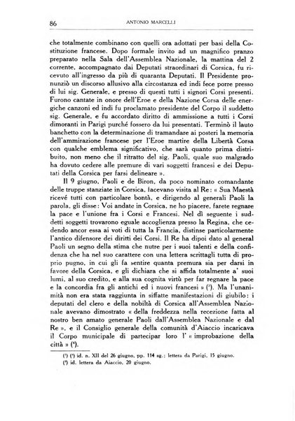 Archivio storico di Corsica pubblicazione trimestrale