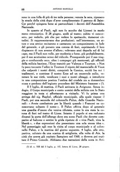 Archivio storico di Corsica pubblicazione trimestrale