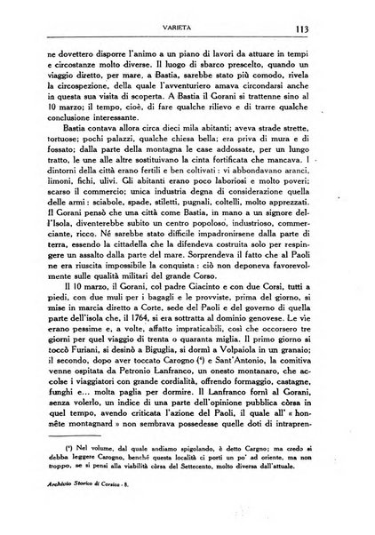 Archivio storico di Corsica pubblicazione trimestrale