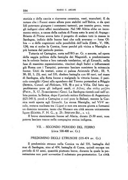 Archivio storico di Corsica pubblicazione trimestrale