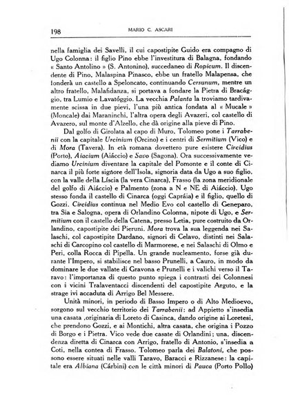 Archivio storico di Corsica pubblicazione trimestrale