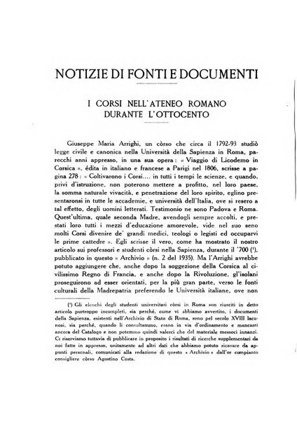 Archivio storico di Corsica pubblicazione trimestrale