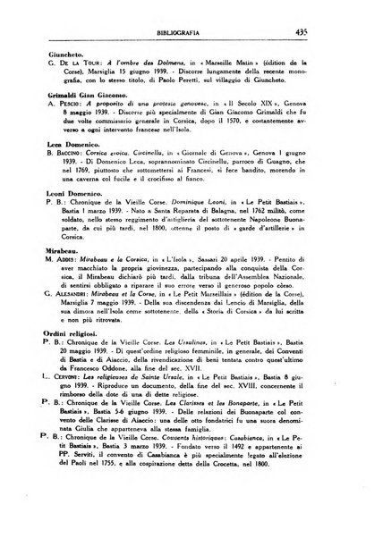 Archivio storico di Corsica pubblicazione trimestrale