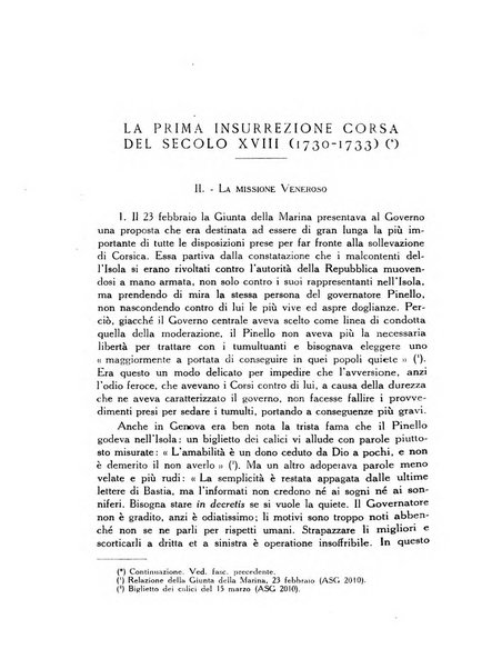 Archivio storico di Corsica pubblicazione trimestrale