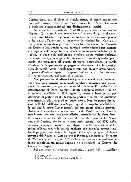 Archivio storico di Corsica pubblicazione trimestrale