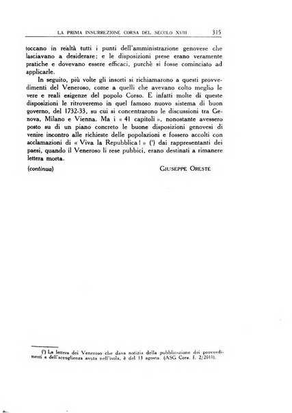 Archivio storico di Corsica pubblicazione trimestrale