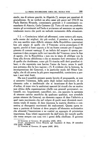 Archivio storico di Corsica pubblicazione trimestrale