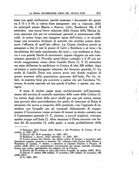 Archivio storico di Corsica pubblicazione trimestrale