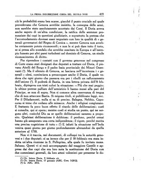 Archivio storico di Corsica pubblicazione trimestrale