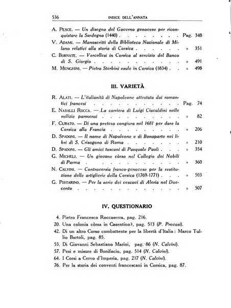 Archivio storico di Corsica pubblicazione trimestrale