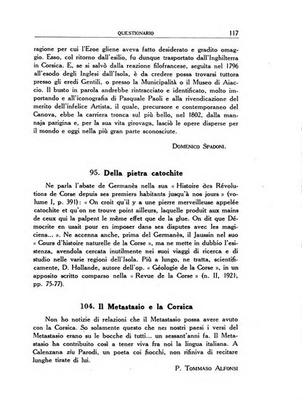 Archivio storico di Corsica pubblicazione trimestrale