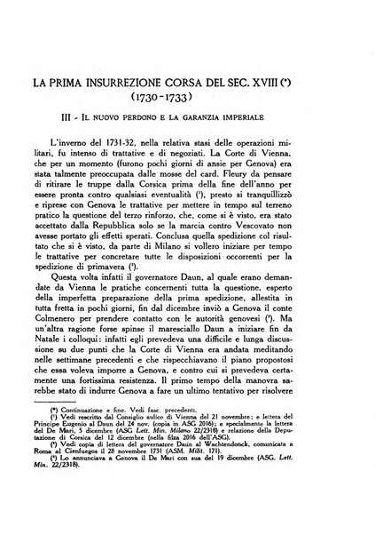 Archivio storico di Corsica pubblicazione trimestrale