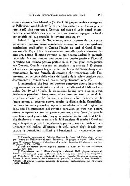 Archivio storico di Corsica pubblicazione trimestrale