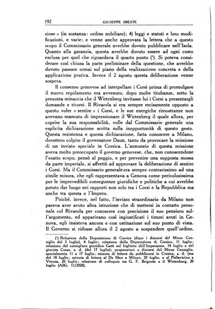 Archivio storico di Corsica pubblicazione trimestrale