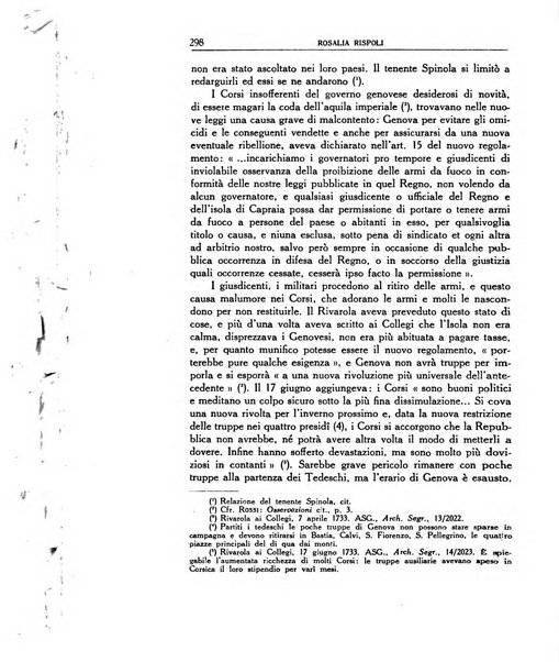 Archivio storico di Corsica pubblicazione trimestrale