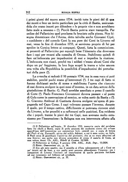 Archivio storico di Corsica pubblicazione trimestrale