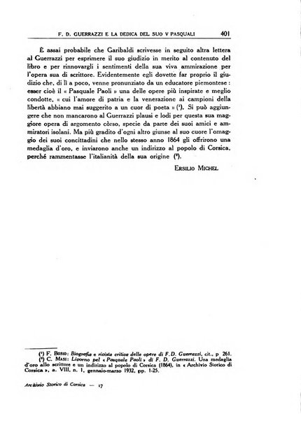 Archivio storico di Corsica pubblicazione trimestrale