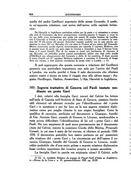 Archivio storico di Corsica pubblicazione trimestrale