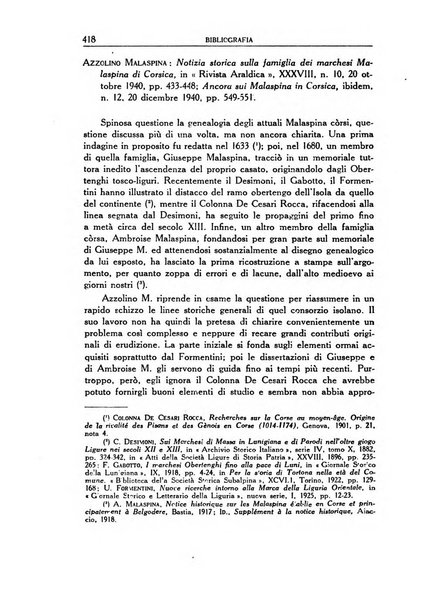 Archivio storico di Corsica pubblicazione trimestrale