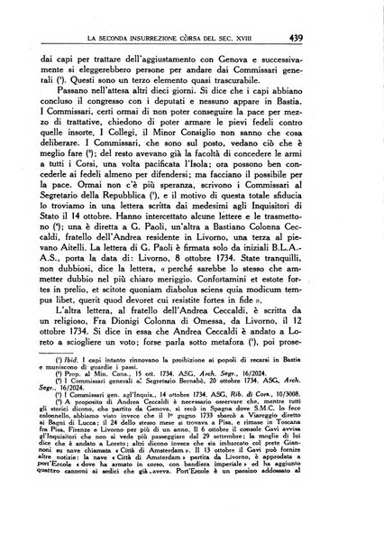 Archivio storico di Corsica pubblicazione trimestrale