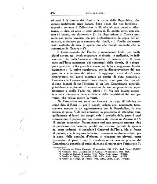 Archivio storico di Corsica pubblicazione trimestrale