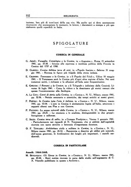 Archivio storico di Corsica pubblicazione trimestrale